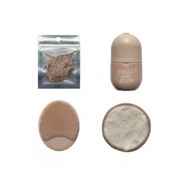 4 Pieces Holler and Glow Spa Facial Tools Basic Skincare Accessories Gift Set - Picture 3 of 4